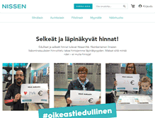 Tablet Screenshot of nissen.fi